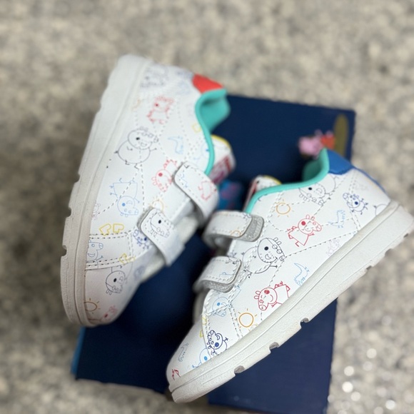 Reebok x Peppa Pig Royal Complete Tennis Shoes Sneakers 7c - Picture 3 of 5